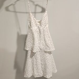 Bardot Black and White Polka Dot Dress